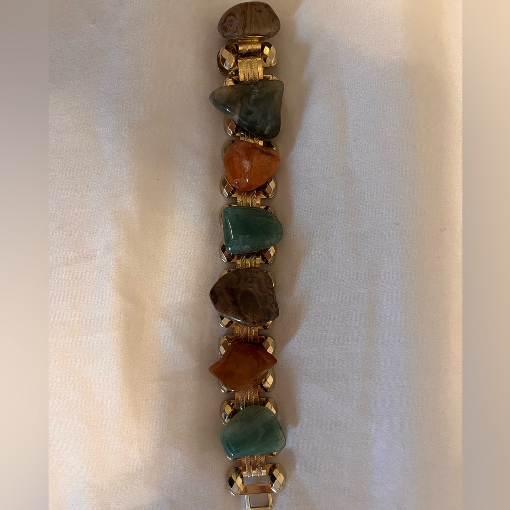 Vintage Antique crystal stone bracelet